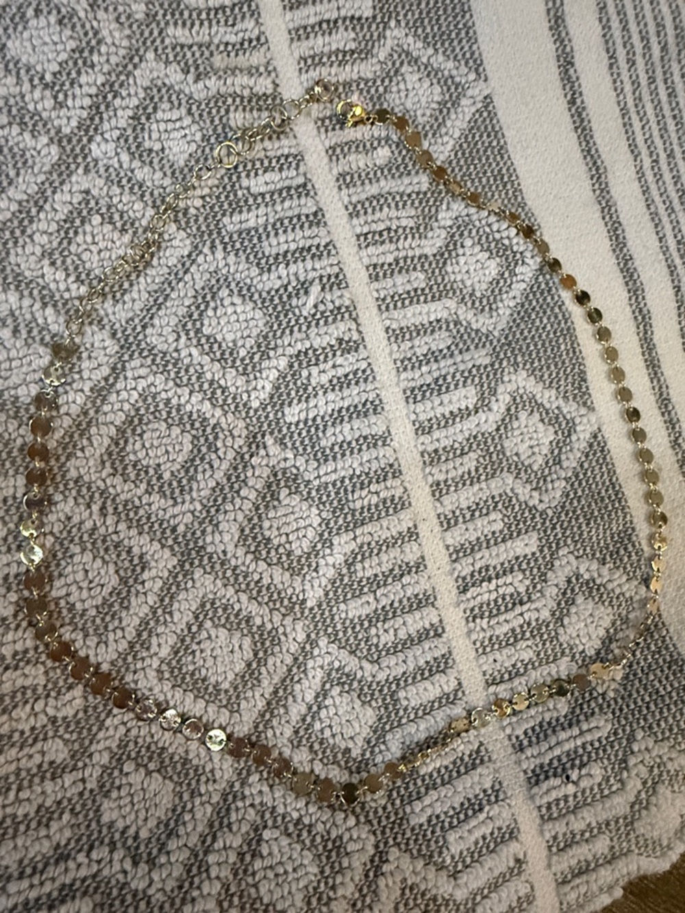 Gold Disc Station Choker Necklace - Women Jewelry